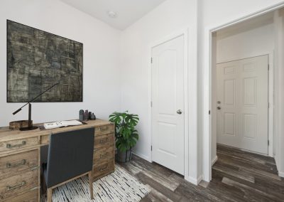 Model bedroom office at Desert Valley Oasis Manufactured Homes in Mesa Arizona